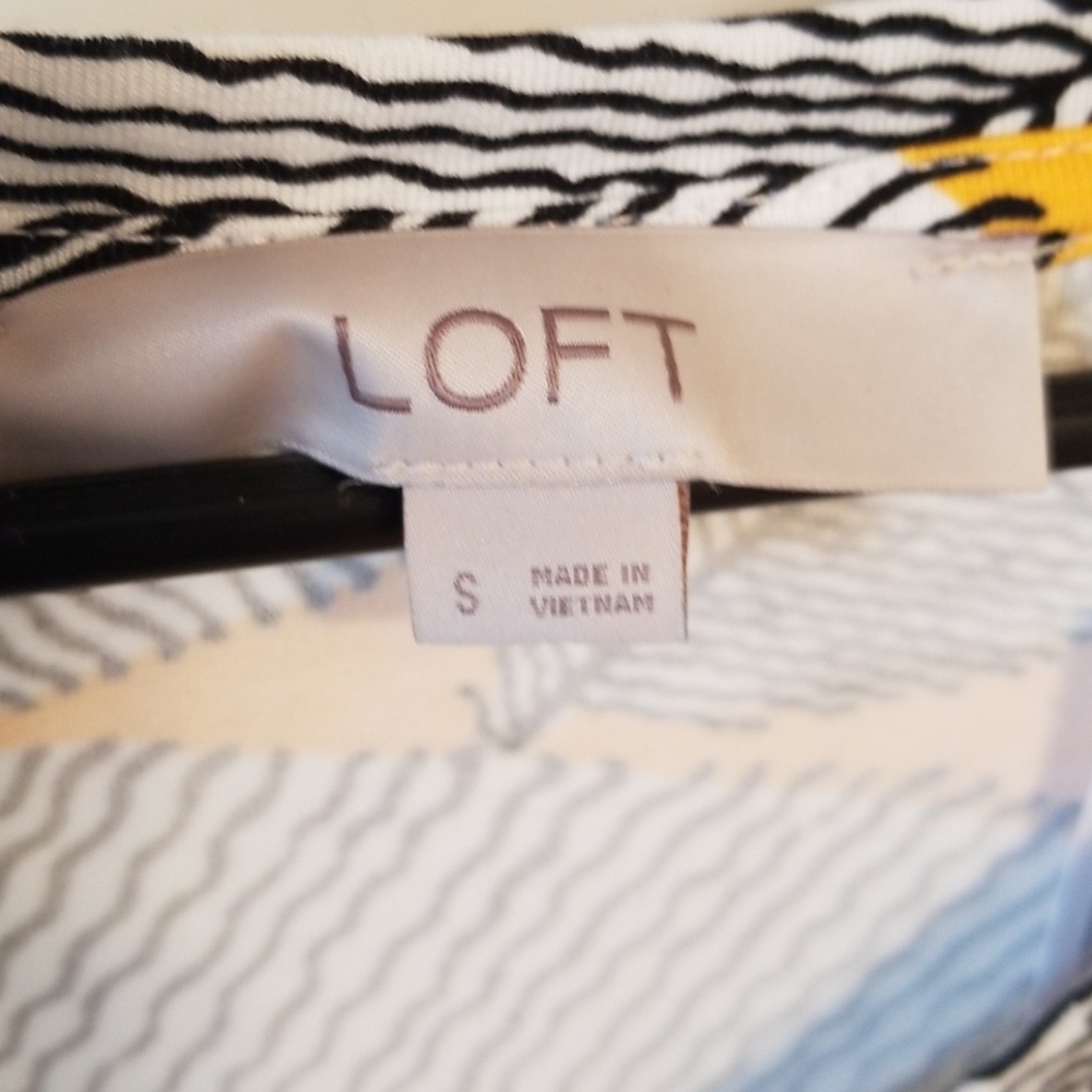 Loft NWT Tropical Mini Dress - Picture 3 of 5